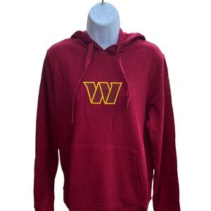 NFL Waffleknit Pullover Hoodie Shirt Commanders M